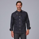CHAQUETA COCINA CUELLO CAMISERO AIR DRY PRIETO 930032
