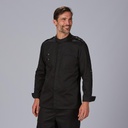 CHAQUETA COCINA SATÉN ALGODÓN SEMIAJUSTADA TRANSPIRABLE CUETO 930045