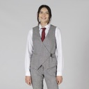 CHALECO MUJER CRUZADO HEBILLA ALGODÓN ELASTANO CHEVIOT 950002