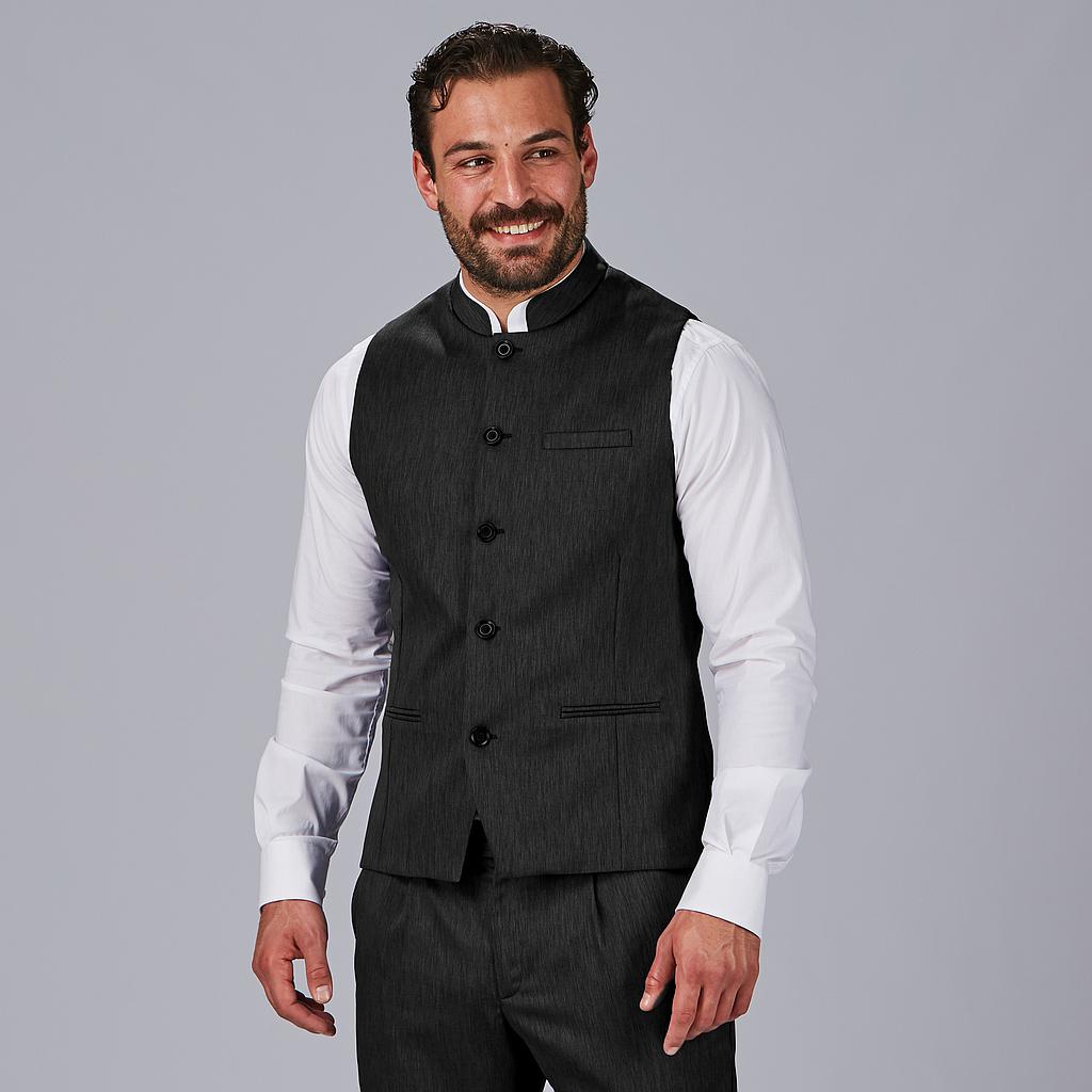 [950016-001-XS] CHALECO SEMI AJUSTADO CUELLO MAO LUCENA 950016 (XS)