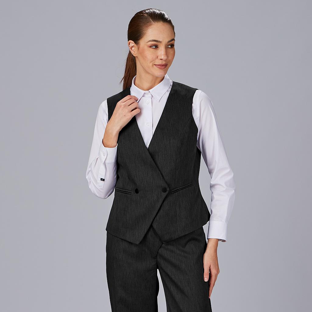 [950019-001-XS] CHALECO CRUZADO SEMI ENTALLADO MUJER ROMERO 950019 (XS)