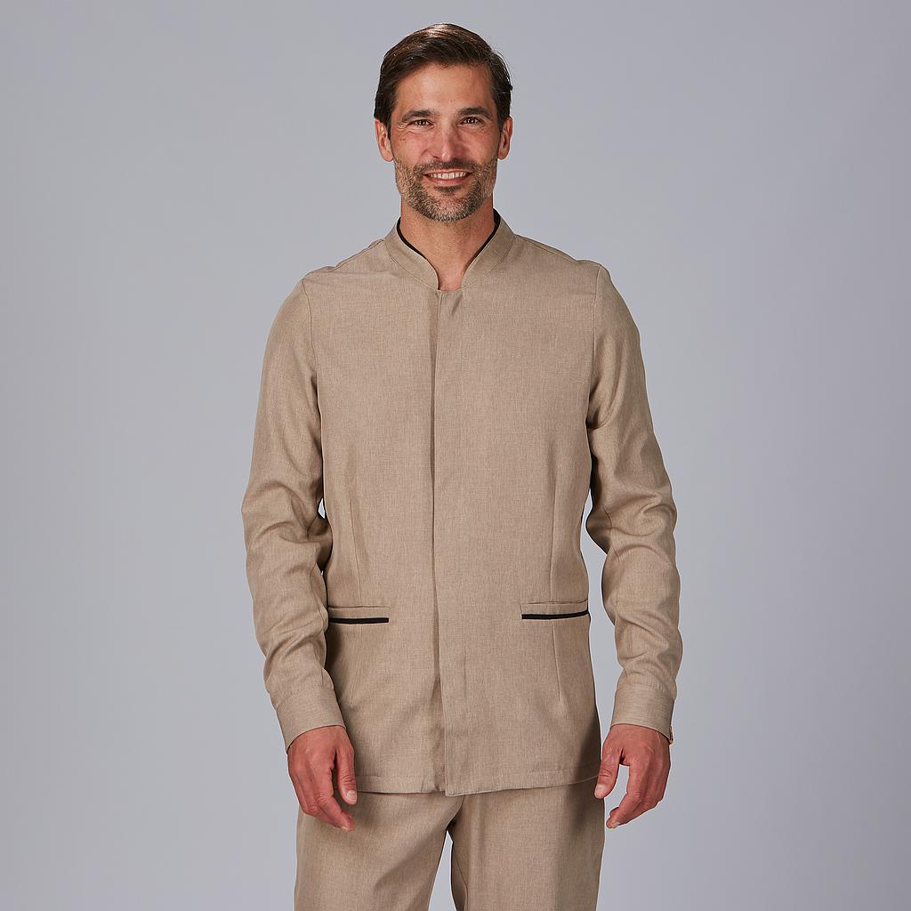 [963800-142-XS] CHAQUETA HOMBRE CUELLO MAO BOLSILLOS LATERALES DUARTE 963800 (XS)