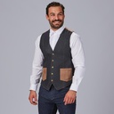 CHALECO VAQUERO ELÁSTICO BOTONES METÁLICOS FIEGO 994800