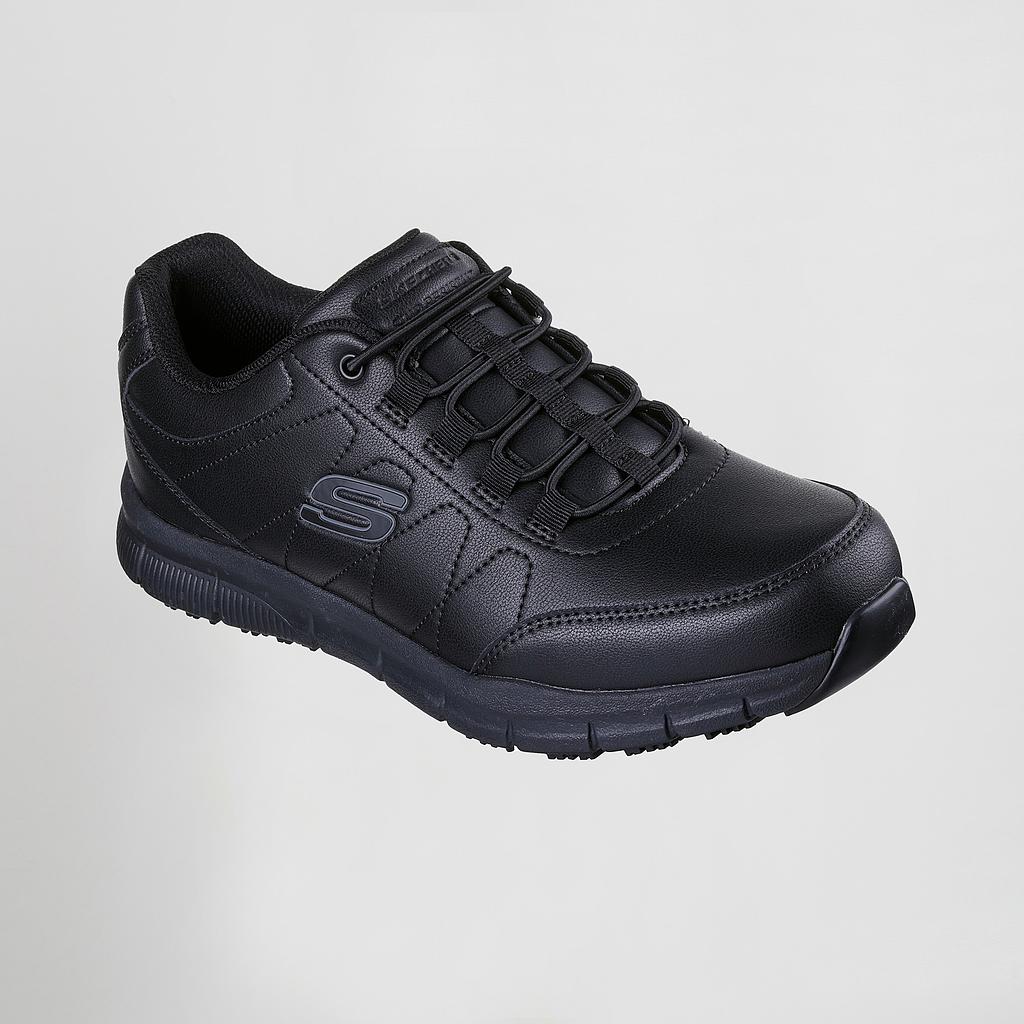 [SK200272EC-001-41] ZAPATO DEPORTIVO ANTIDESLIZANTE MEMORIA FOAM SKECHERS SK200272EC (41, 1 NEGRO)