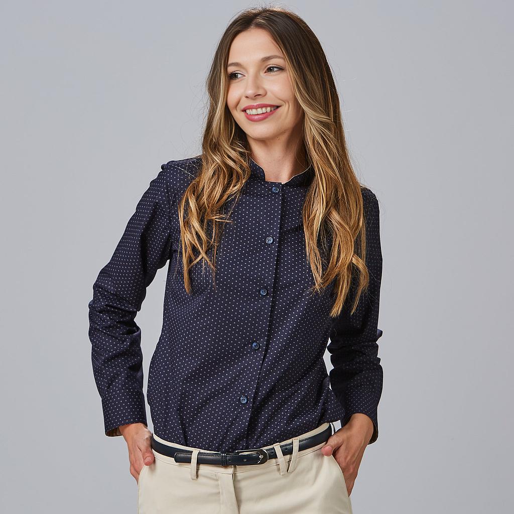 [240024-1135-XS] BLUSA M/LARGAS MAO TOPOS FIT TERESA 260027 GARYS (XS)