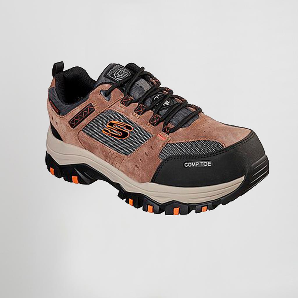 [SK77183EC-124-40] ZAPATO SEGURIDAD WR SB SKECHERS SK77183EC MARRON**DESTALOGADO** (40)