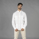 CAMISA GUAYABERA HOMBRE M/LARGA 55% LINO MAO BORNEO 4 BOLSILLOS