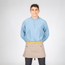 MANDIL CORTO BOLSILLOS TEJIDO GRUESO 320GR 35X67 CM CHENILLA 54% PES 46% ALGODON