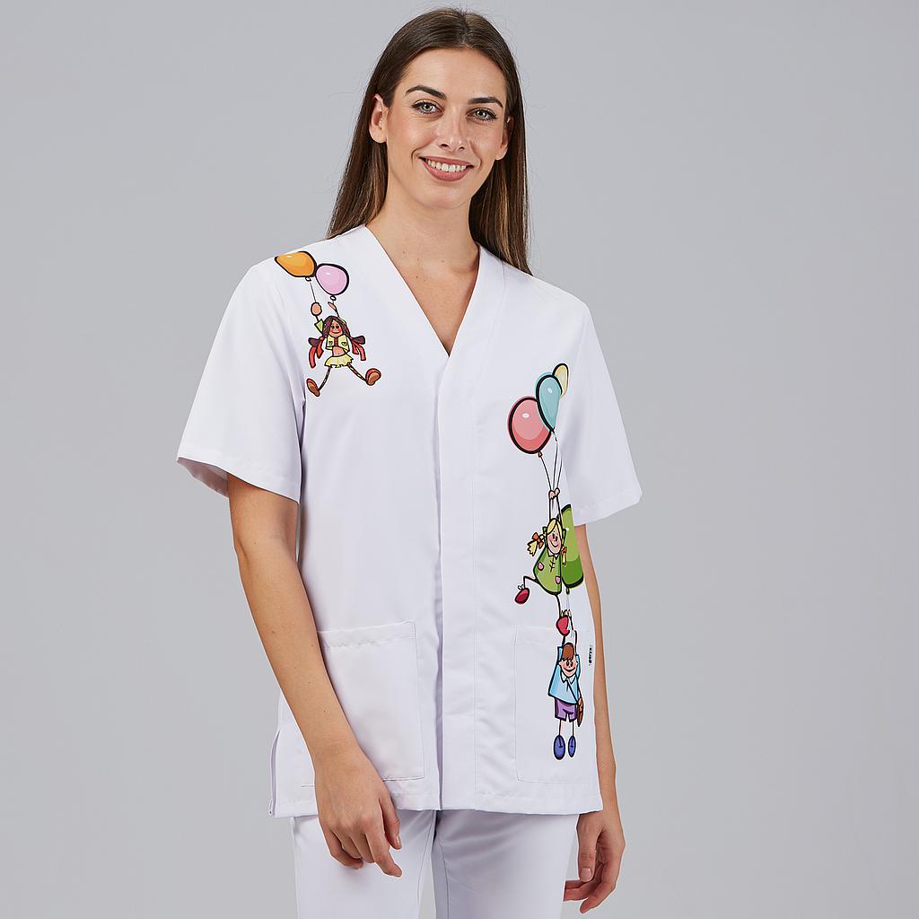 CASACA CRO  M/C PICO ESTAMPADO  AMAIA  MICROFIBRA