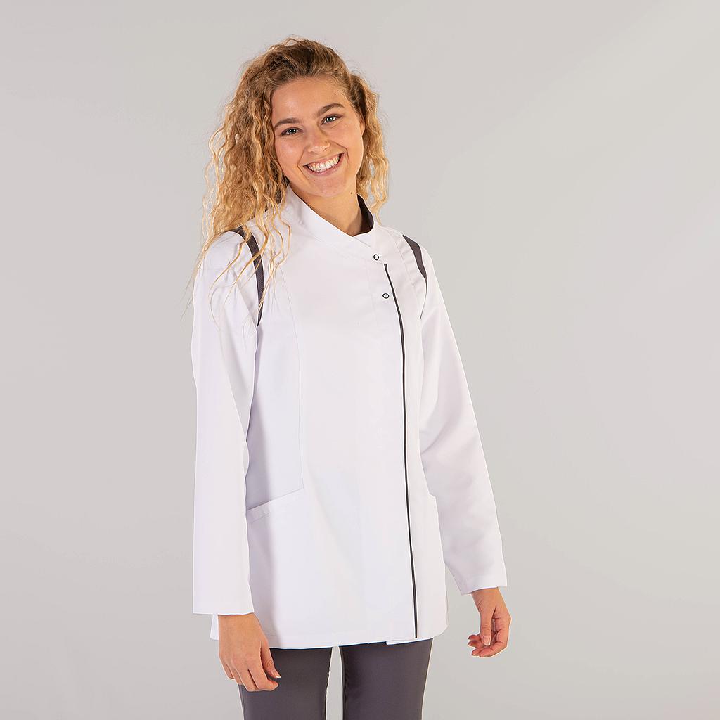 [660800-139-XS] CASACA MUJER M/LARGAS LEYRE MICROFIBRA GARYS 660800 (XS, 139 GRIS MARENGO)
