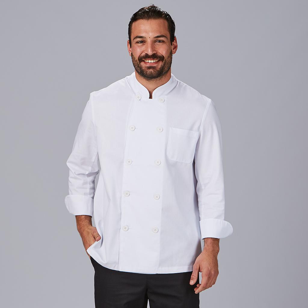 [910000-101-XXS] CHAQUETILLA COCINA M/L SARGA BOTON PASTA (XXS)