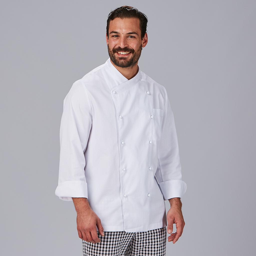 [931000-101-XXS] CHAQUETILLA COCINA M/L TEFLON BOTON BOLA (XXS)