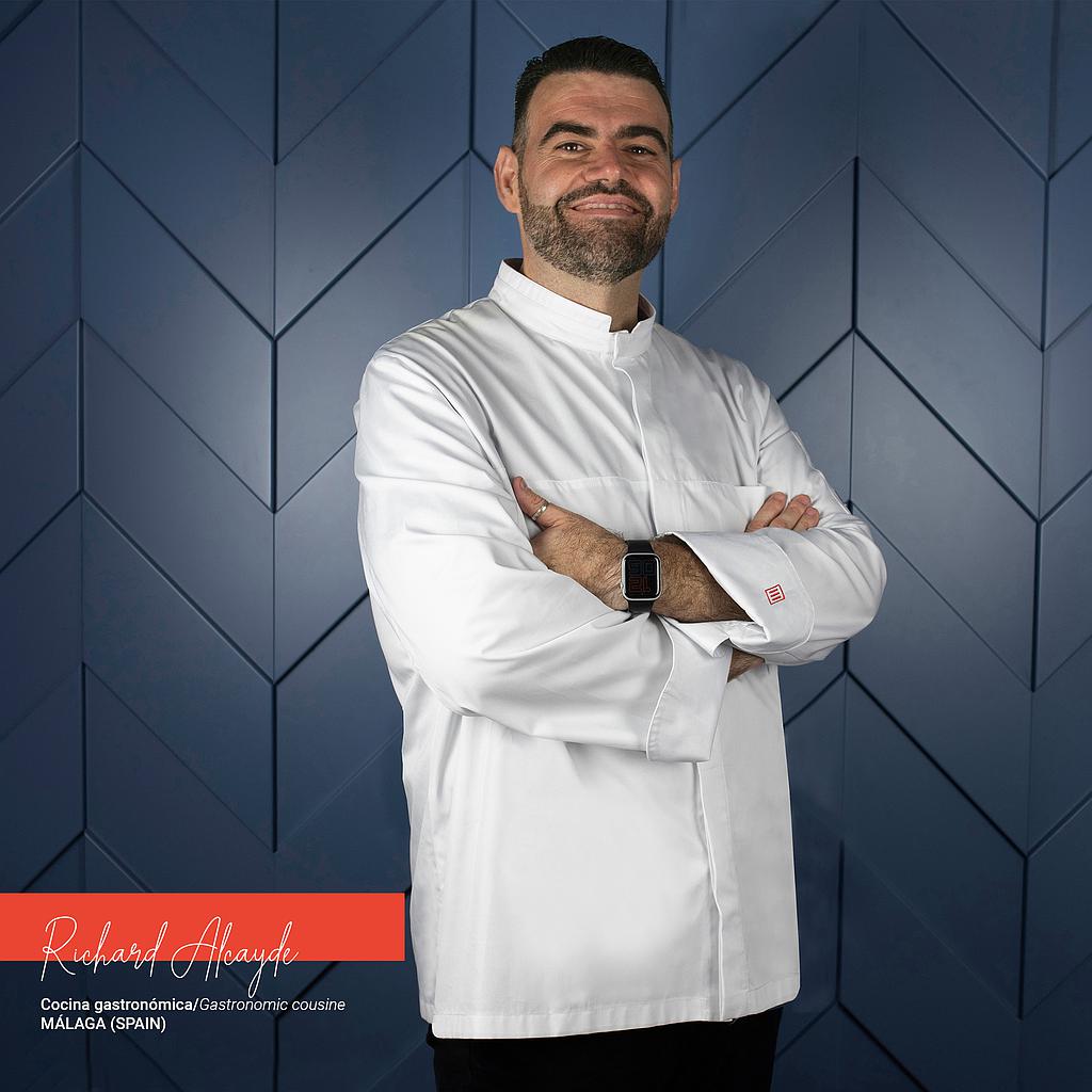 [932200-101-XS] CHAQUETILLA COCINA M/L MAHO 100%AL EGIPCIO COOL MAX APOLO (XS)