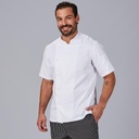 CHAQUETILLA COCINA M/C NEGRA  LUQUE BOTON CLIC