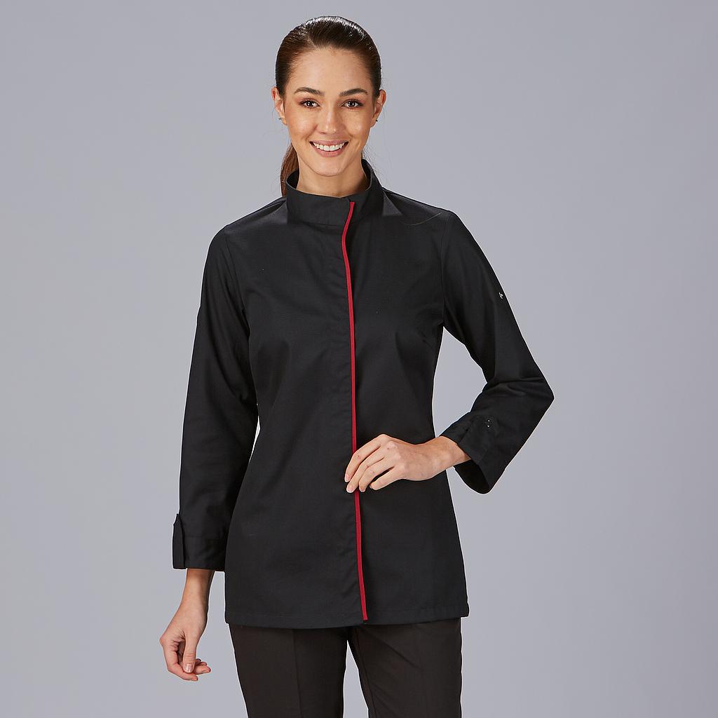 CHAQUETILLA COCINA SRA M/L FILO CUELLO CERRADO ALTO MEDINA