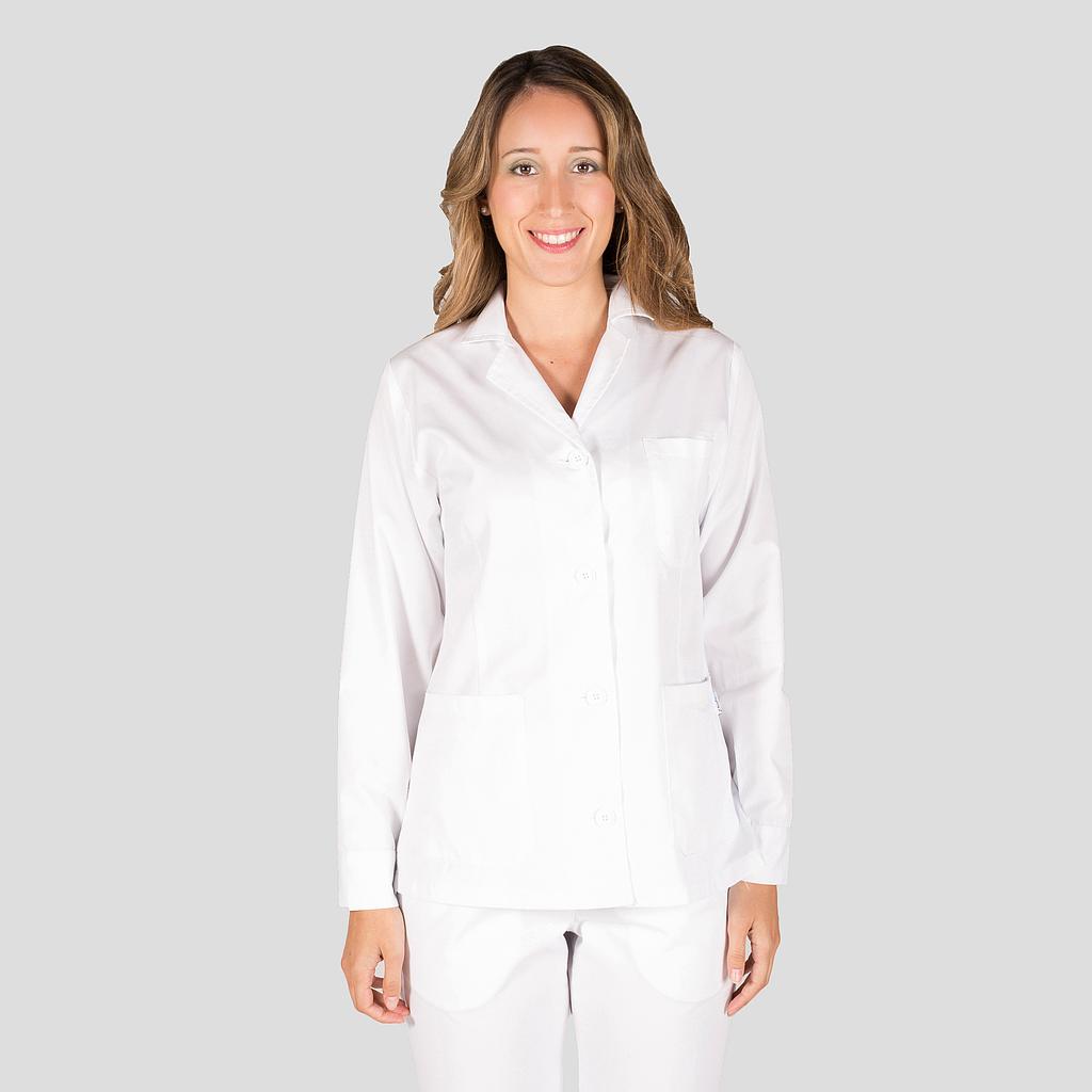 [530000-101-XS] CASACA SRA M/L CUELLO SOLAPA 1 BOLSILLO SARGA (XS)
