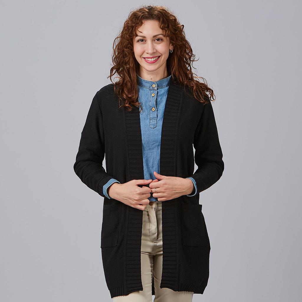[120002-001-XS] REBECA SRA LARGA CANALE SIN BOTONES120002 (XS, 1 NEGRO)