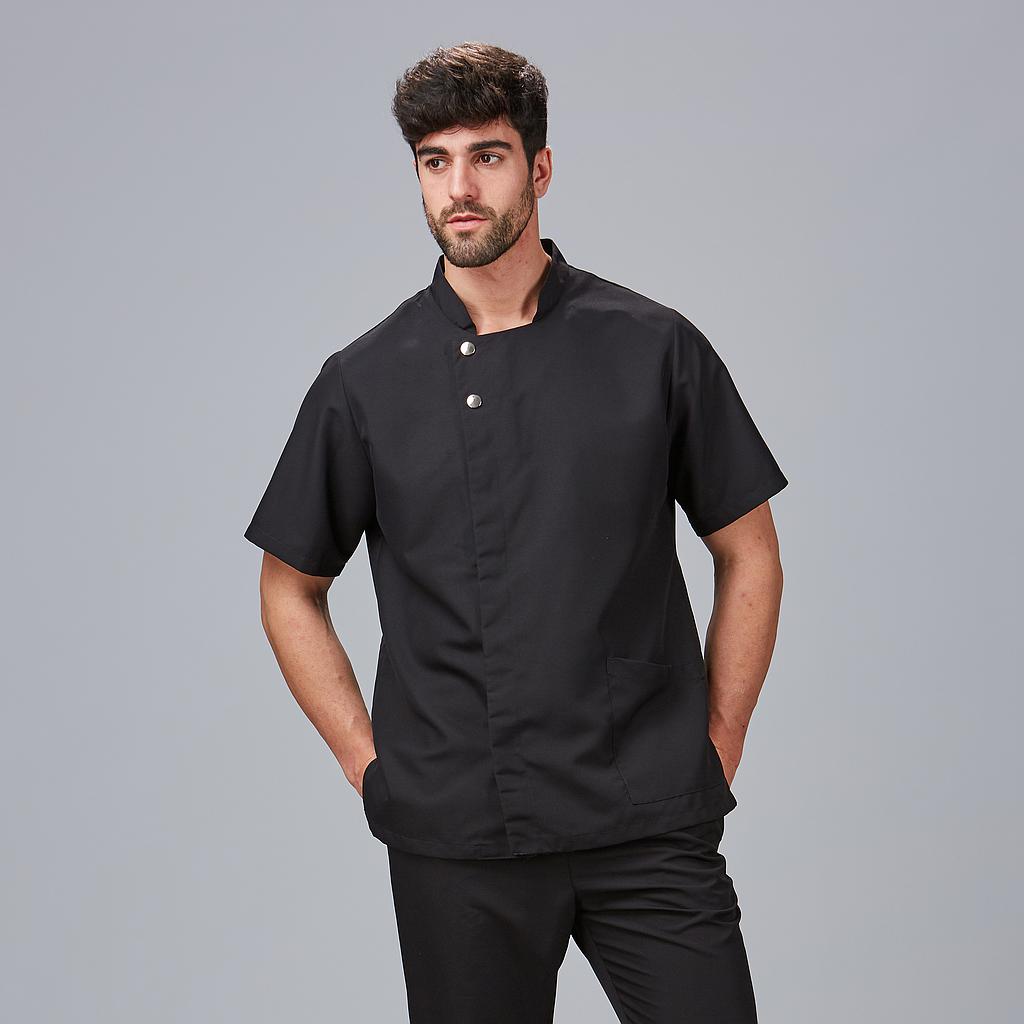 [610600-001-XS] CASACA CRO M/C  MILOS 1 BOL FUELLE ESPALDA CIERRE LATERAL (XS, 1 NEGRO)