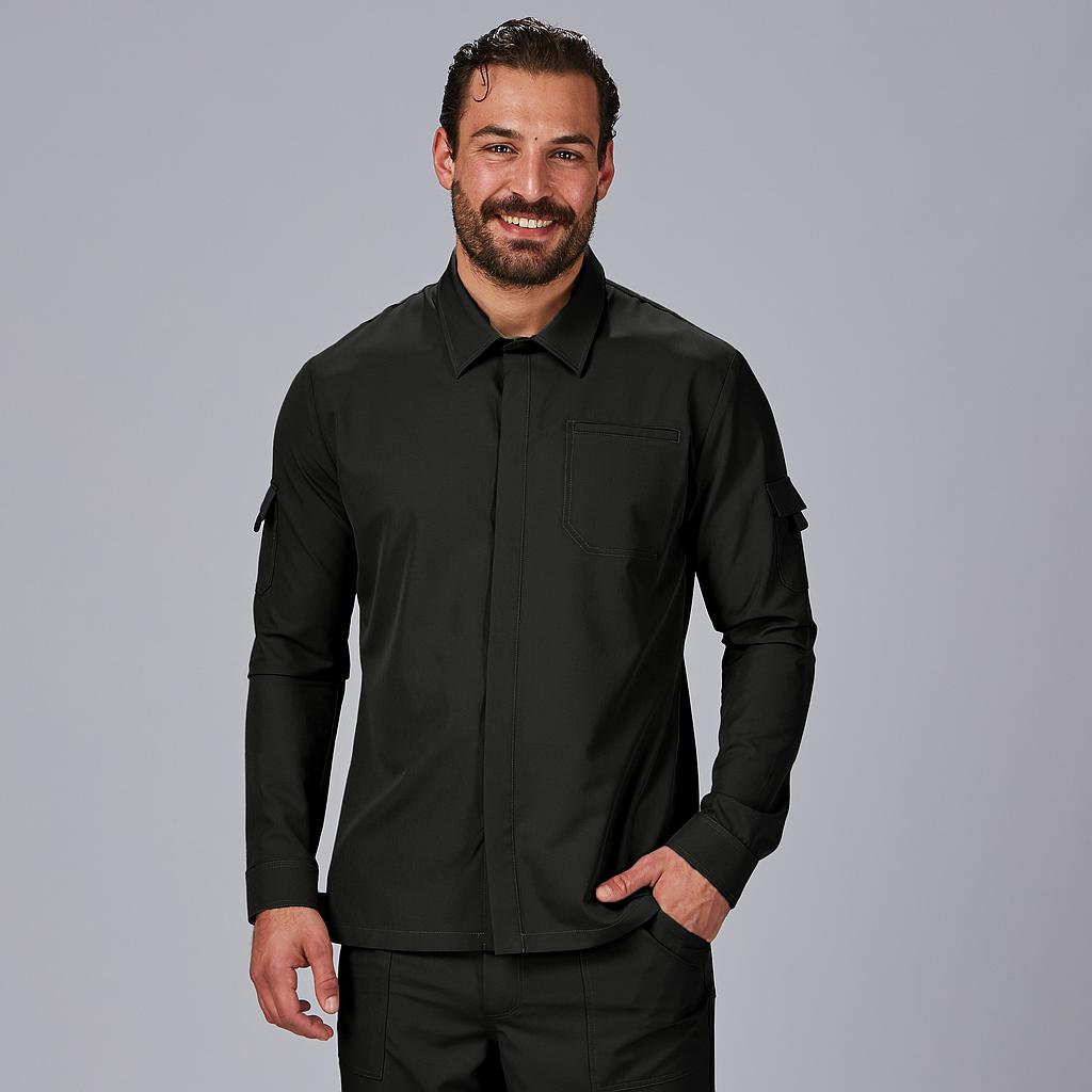 CHAQUETILLA CRO COCINA M/L MICROFIBRA TRUEBA BIELASTICO CAMISERO GARYS 930042
