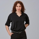 BLUSA MANGAS LARGAS MUJER RECOGEMANGAS PICO MICAELA GARYS 240005