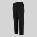 PANTALON MUJER SIN PINZAS 65% LINO ELATAN MEDIA GOMA LINEN