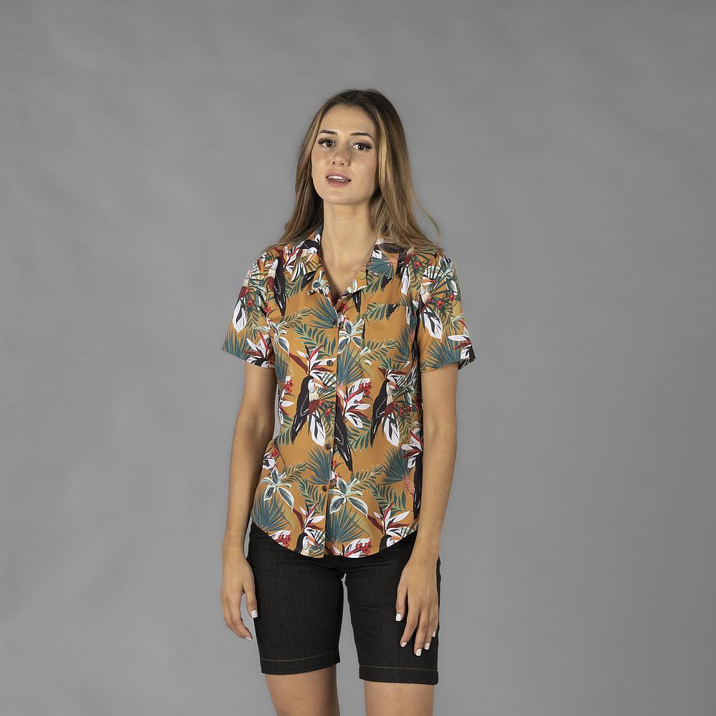 [210008-1126-XS] BLUSA MANGAS CORTA ESTAMPADA 210008 GARYS (XS, 1126 TUCAN)