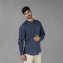 CAMISA POLO CRO MAHO M/L 55% LINO 45% ALGODON 4 BOTONES TIWI
