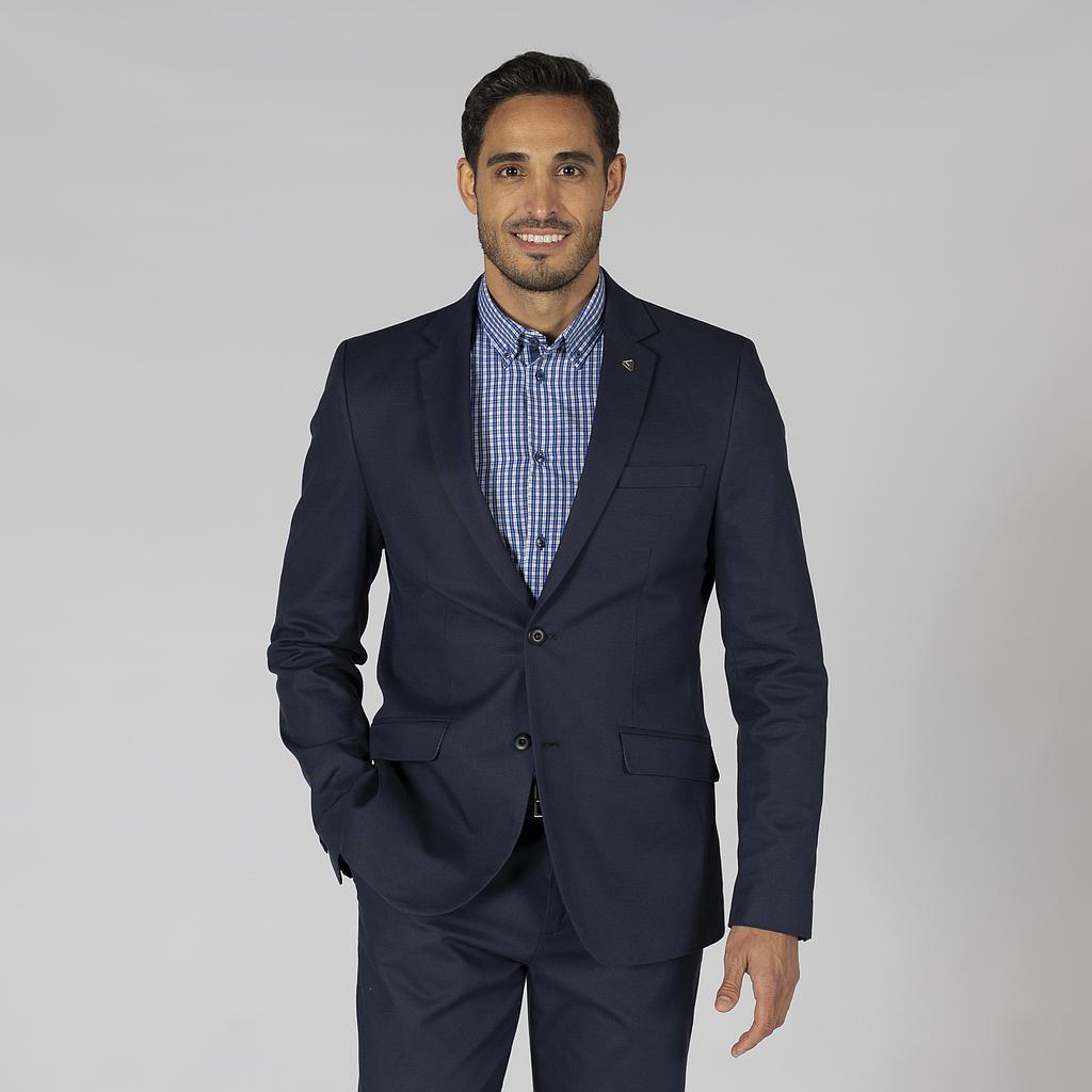AMERICANA CRO MEETING TIPO CHINO 98% ALGODON 2% ELASTAN 240 GR 2 BOTONES SLIM FIT