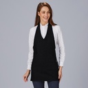 DELANTAL PETO CORTO CUELLO PICO 2 BOL BISTRO 50X75