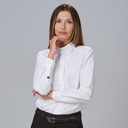 BLUSA SRA M/L OXFORD 70% ALGODON 30% POLIESTER 140GR SIN BOLSILLO