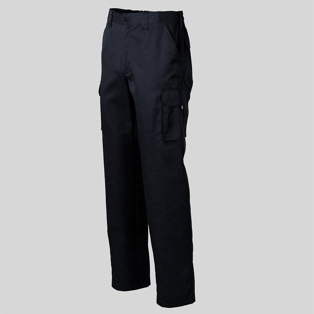 [750100-001-34] PANTALON MULTIBOLSILLOS TEJIDO ELASTICO GOMA CINTURA GAMO (34, 1 NEGRO)
