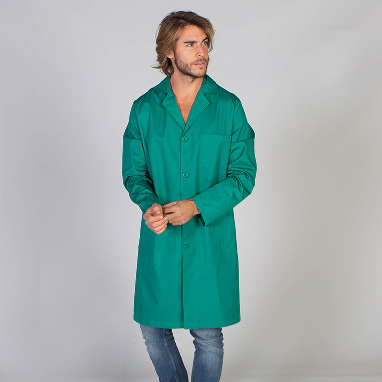 [575000-108-XXS] BATA CRO. COLOR M/L SOLAPA 3 BOLSILLOS SIN PUÑO (XXS, 108 VERDE)