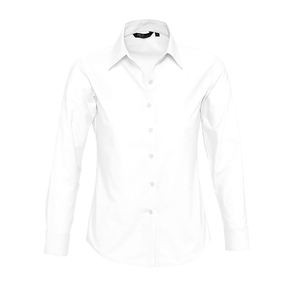 BLUSA M/L ENTALLADA OXFOTD 70%ALGODON 30% POLIESTER 135 GRAMOS EMBASSY