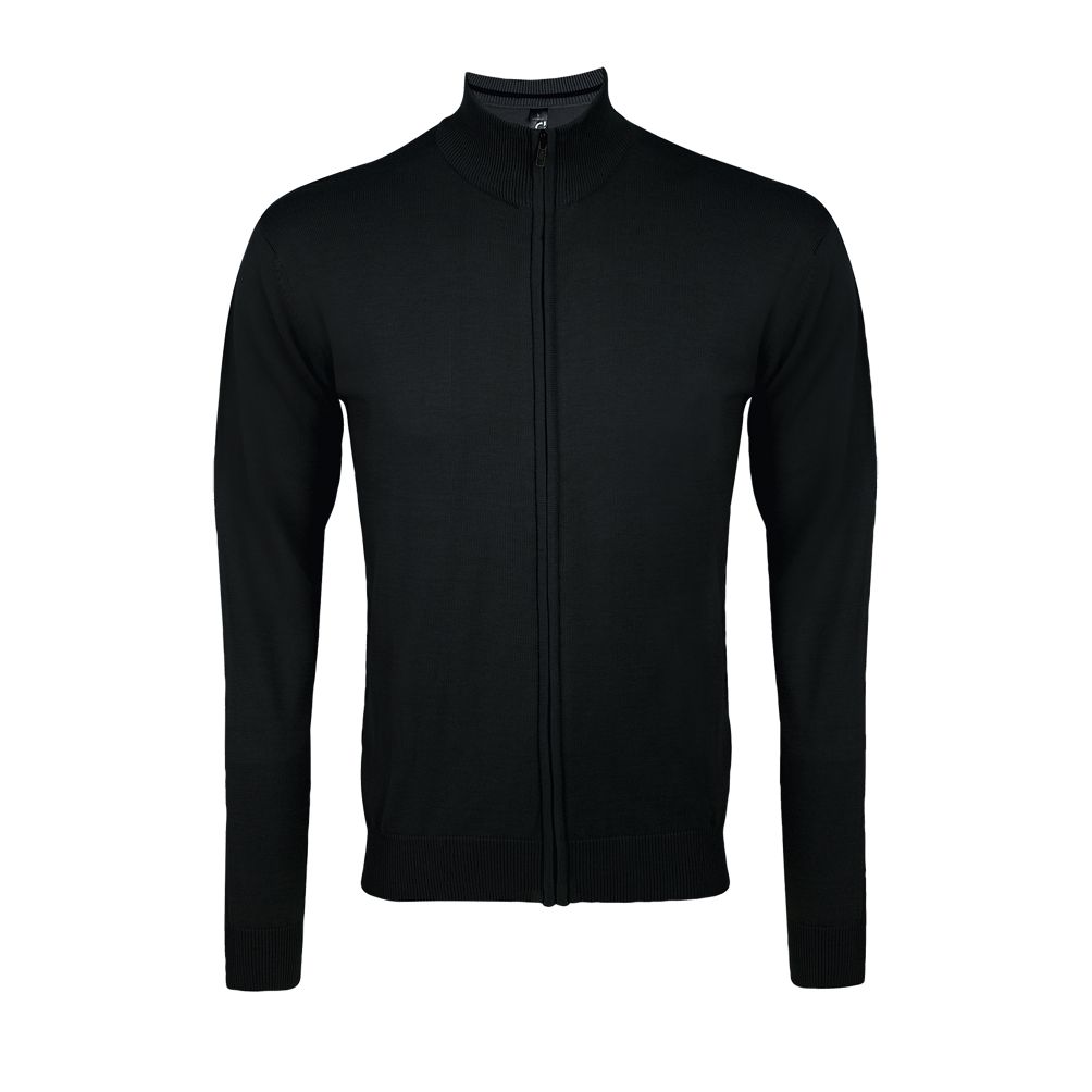 [GORDON MEN_312_S] REBECA CRO PUNTO GRUESO CREMALLERA ENTERA 50%ALGODON GORDON (S, 312 NEGRO)