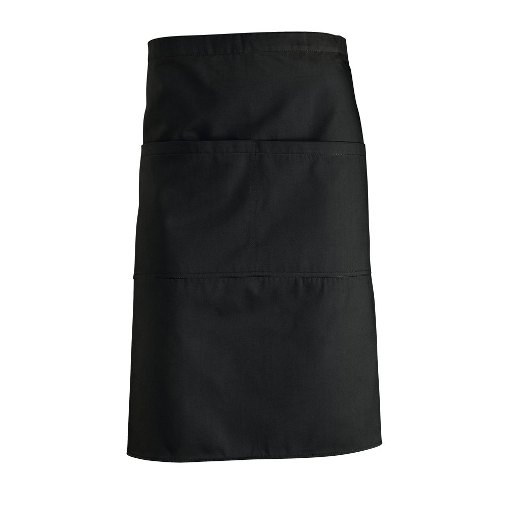 MANDIL MEDIO 65 ANCHOX90 CM 2 BOLSILLOS CINTA TEJIDO 65%POL 35%ALG 240GR GREENWICH