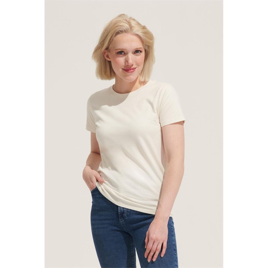CAMISETA SRA M/C 190 GR 100%ALGODON IMPERIAL