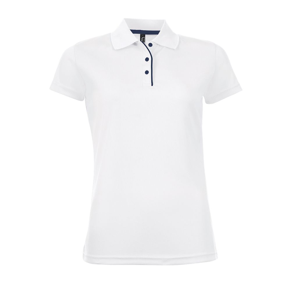 POLO SRA M/C 100% POLIESTER TECNICO FILO TAPETA BOTONES PERFORMER