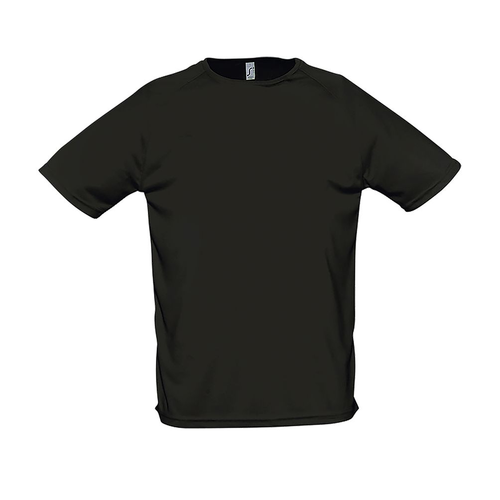 CAMISETA M/C CRO 100% POLIESTER MANGA RANGLA 140GR SPORTY