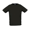 CAMISETA M/C CRO 100% POLIESTER MANGA RANGLA 140GR SPORTY