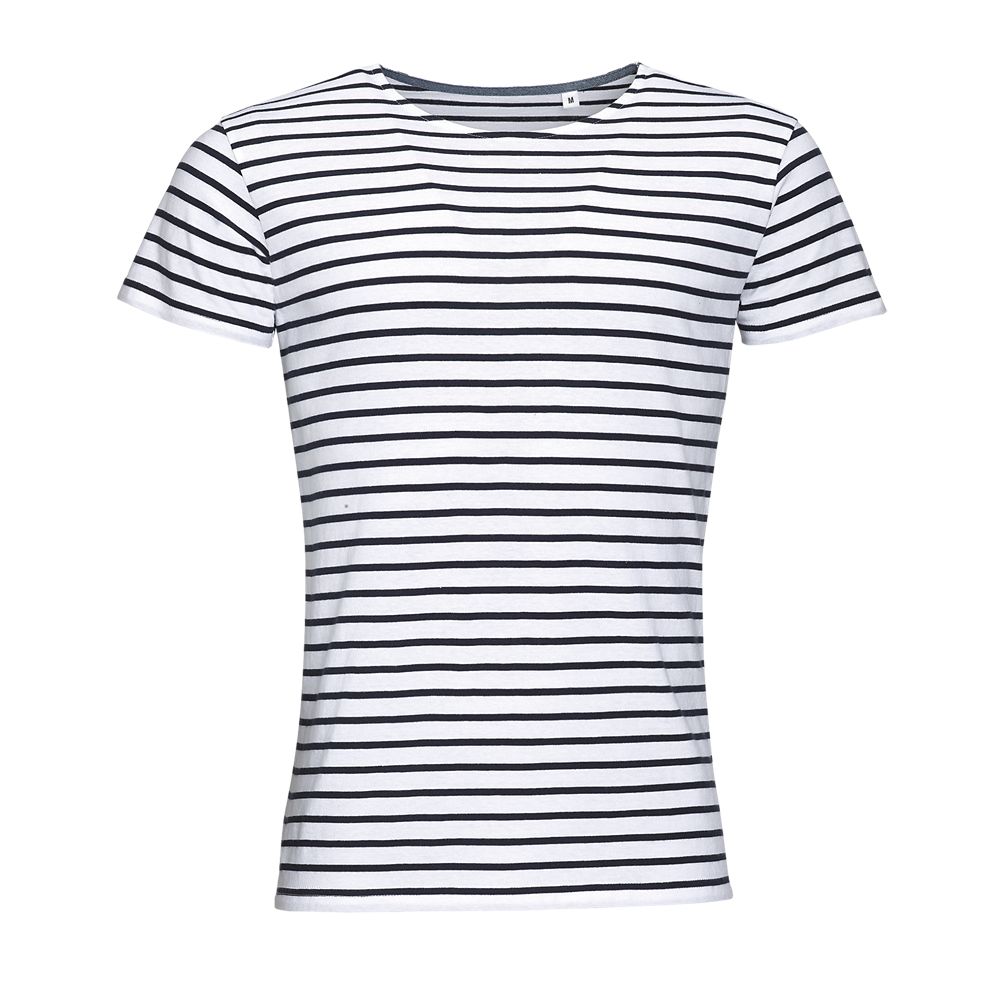 CAMISETA CRO M/C RAYAS 150GRAMOS 100%ALGODON CUELLO AMPLIO