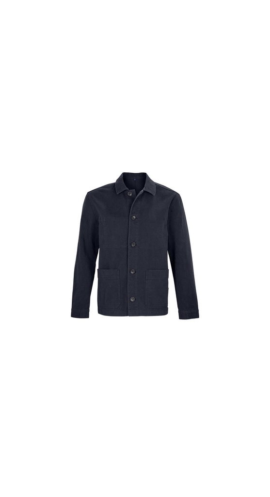 [MAEL_603_XS] SOBRE CAMISA UNISEX ALGODON ORGANICO CIERRE BOTONES MAEL 03780 (XS, 603 NOCHE)
