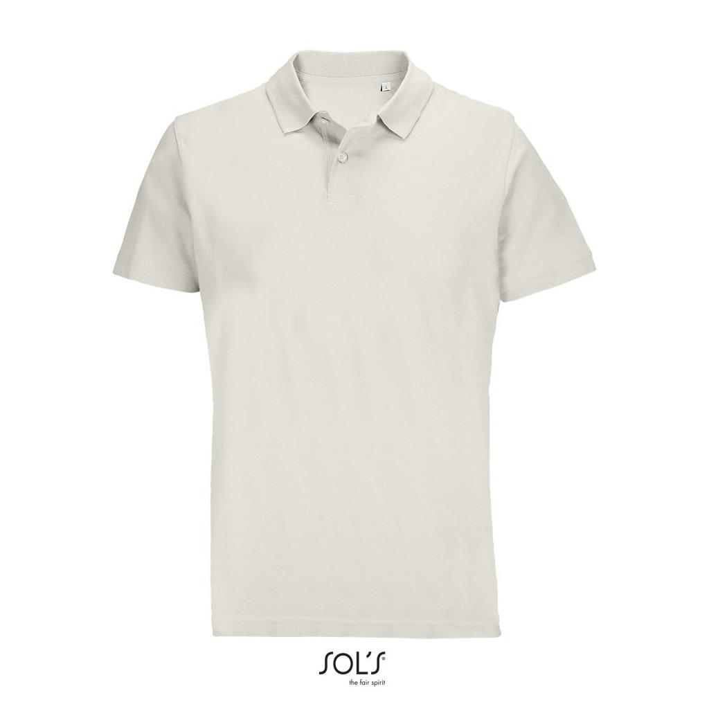 [PULSE_104_S] POLO UNISEX MANGAS CORTA ALGODON FINO PULSE SOLS (S, 104 BLANCO CREMA)