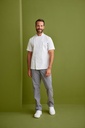 PANTALON COCINA CUADRO CLASICO FIT MEDIA GOMA Y CREMALLERA POLIETER ALGODON