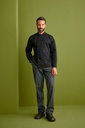 PANTALON COCINA CUADRO NEGRO GRIS BOLSILLOS MEDIA GOMA