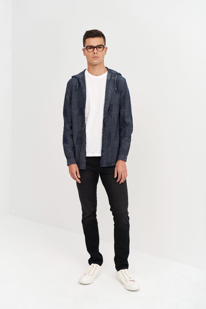 [04017_534_38] PANTALON CRO VAQUERO SLIM FIT FINO 245GR 70%ALGODON 5%RAYON 1%ELASTAN (38, 534 DENIM AZUL)