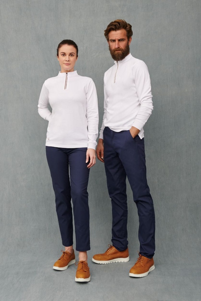 [04023_07_36] PANTALON SRA CHINO 60%ALGODON 30%ELASTAN AJUSTADO 240GRA (36, 07 MARINO)