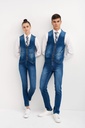 CHALECO CRO VAQUERO BOLSILLOS LATERAL 5%RAYON 1%ELASTAN SLIM