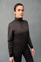 SUDADERA CRO MEDIA CREMALLERA LIGERA 250GR 100%POLIESTER BOLSILLO LATERAL MOVIL