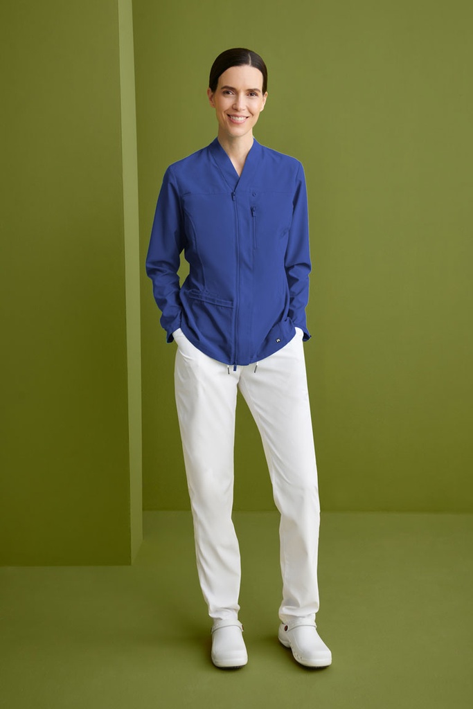 CASACA M/L SRA CREMALLERA CUELLO PICO MICROFIBRA ELASTICA VELA