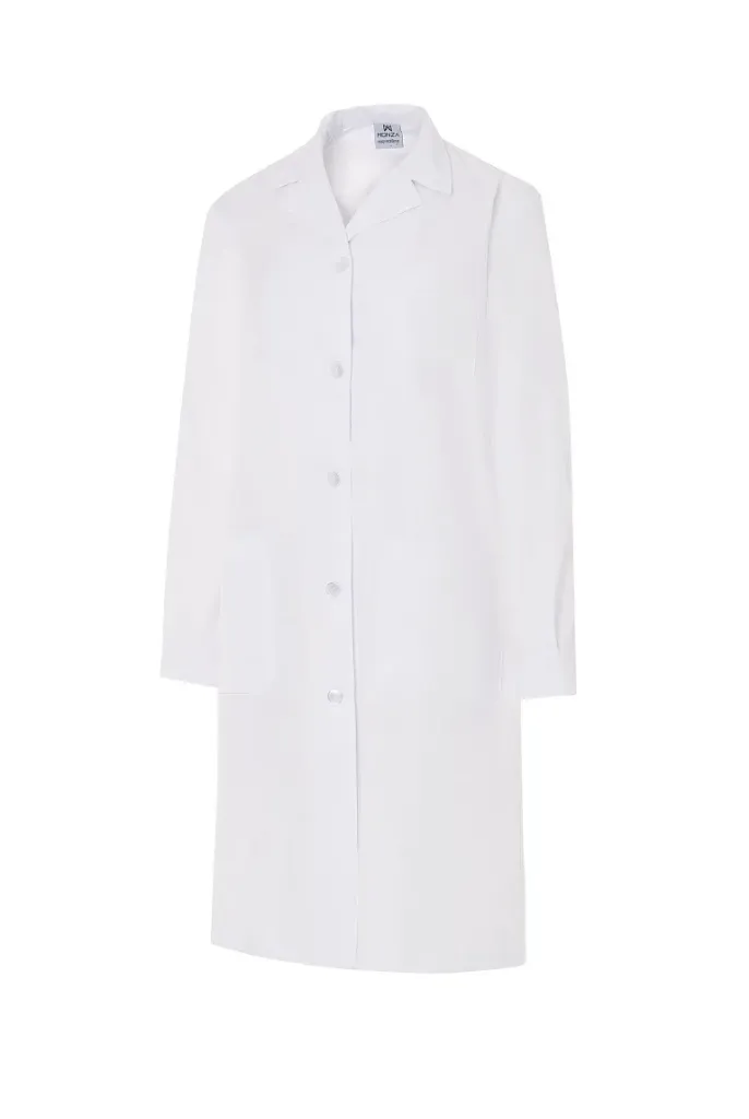 BATA SEÑORA MANGA LARGA BLANCO 04525